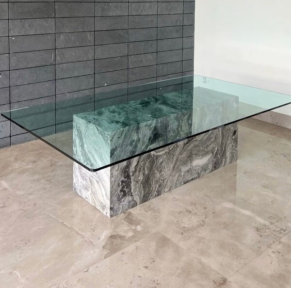 Table en verre moderne