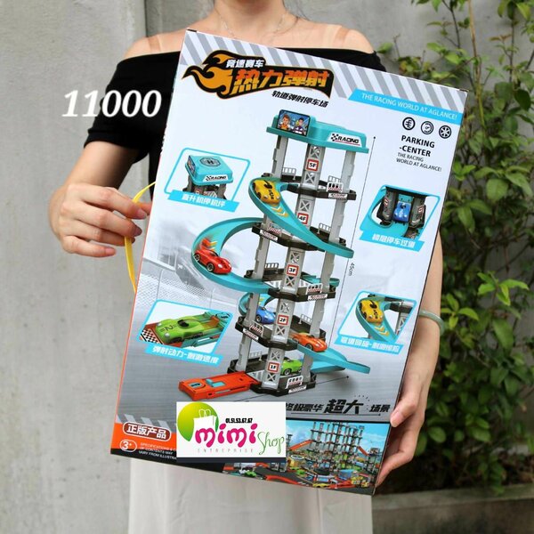 Garage avec Circuit pour Enfants