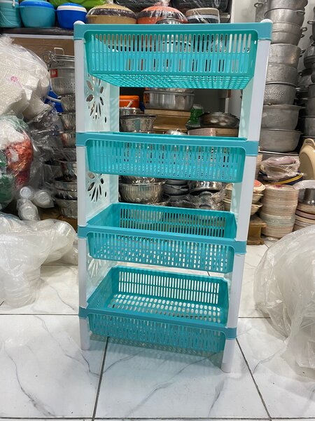 Étagère à paniers empilables