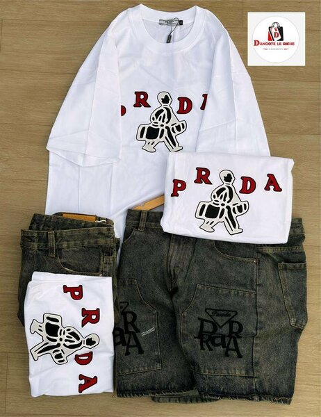 T-shirt et Short en Denim