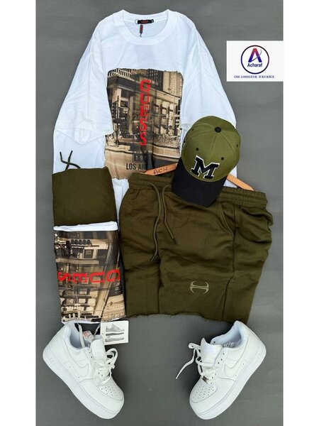 Ensemble T-shirt et Short Urbain