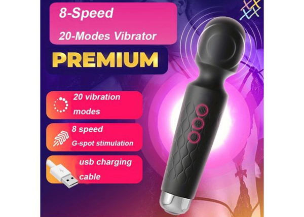 Baguette Vibrante 8 Vitesses USB