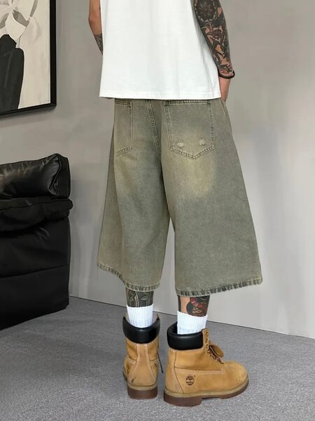 Jort rétro délavé large