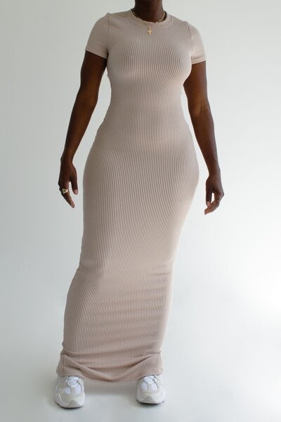 Longue robe avec manche