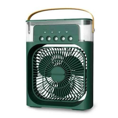 Rechargeable cooling fan and humidifier