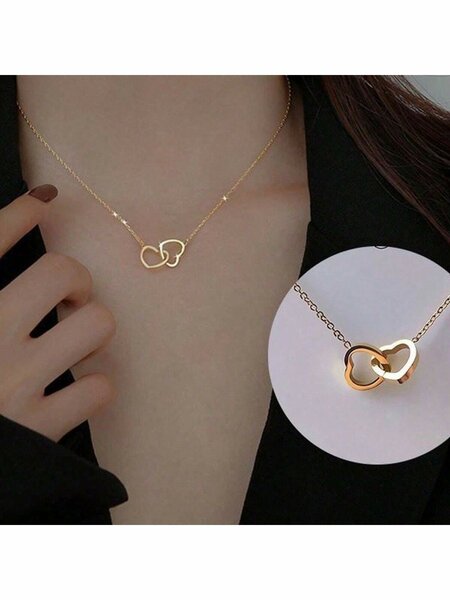 Collier Cœurs Entrelacés