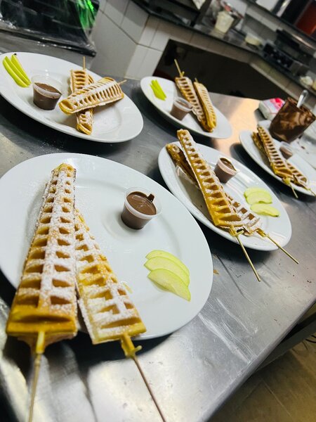 Gaufres et Churros et popcorn