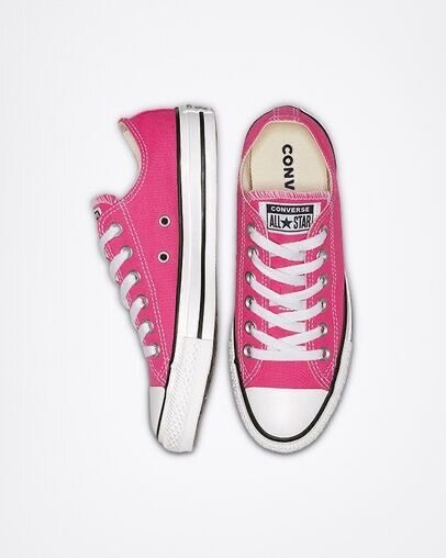 Baskets roses en toile classique