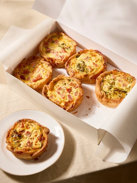 Délicieux mini-quiches