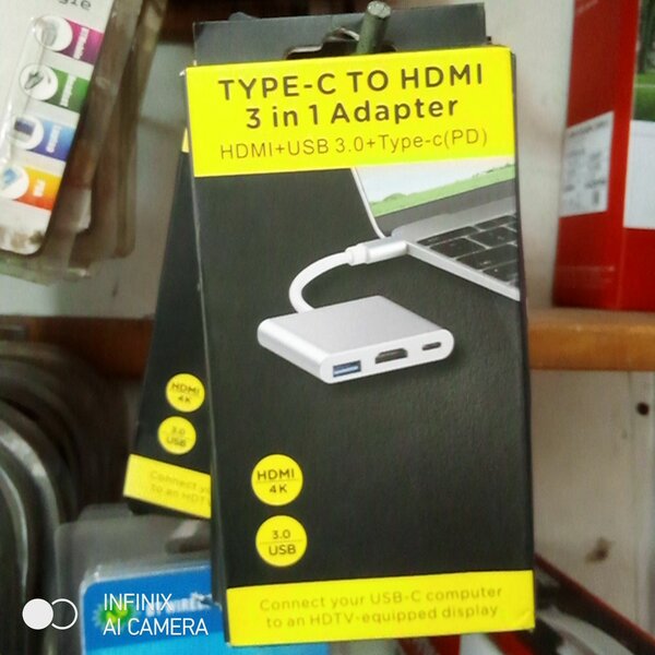TYPE-C TO HDMI 3 in 1 Adapter