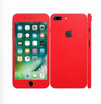 IPHONE 7 PLUS Red Common Leather Texture Mobile Skin