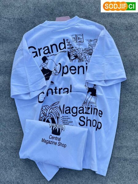 T-shirt imprimé unisexe