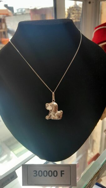 Pendentif Chien Argent