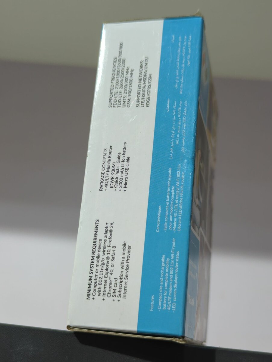 D-link Dlink DWR 930M 4G Mifi