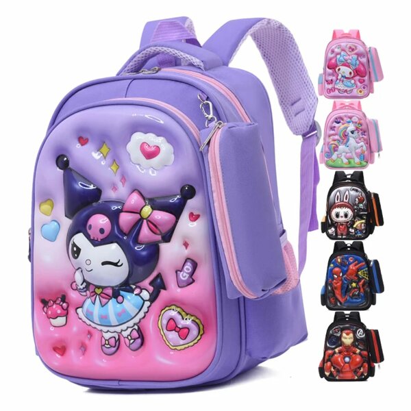 Sac à dos enfant cartoon rose