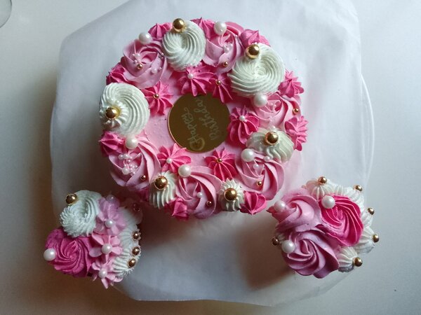 Bento cake and cupcakes