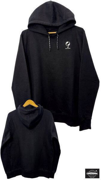 Sweat à capuche noir unisexe