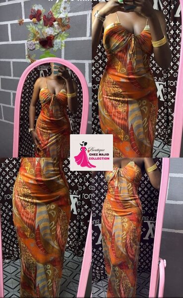 Robe longue été imprimée bohème