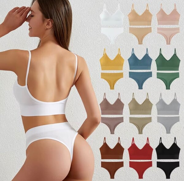 2pcs seamless sleepwear