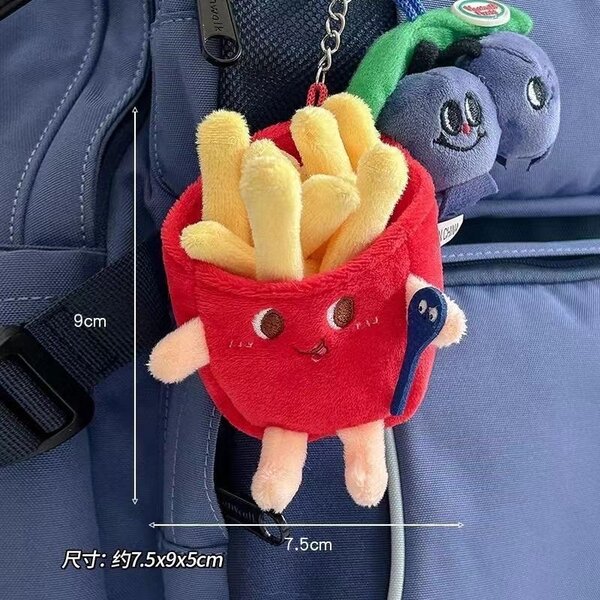 Porte-clés jouet frites