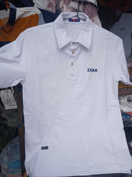 Polo en coton uni classique