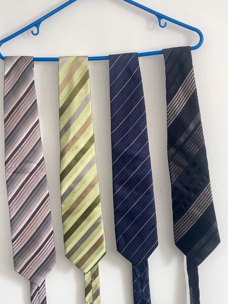 Cravates élégantes rayées