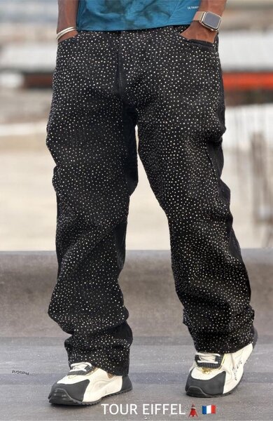 Pantalon Noir Chic Homme