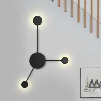 3 Heads Indoor Nordic Simplicity Geometric Wall Light