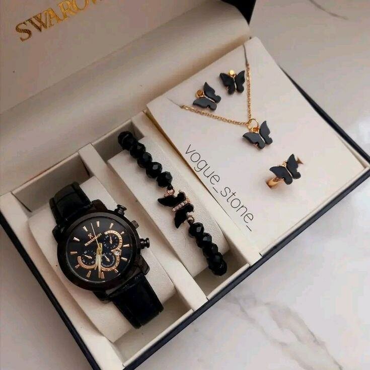 Ensemble Montre Bijoux Papillon