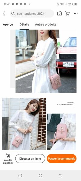 Sac bandoulière tendance