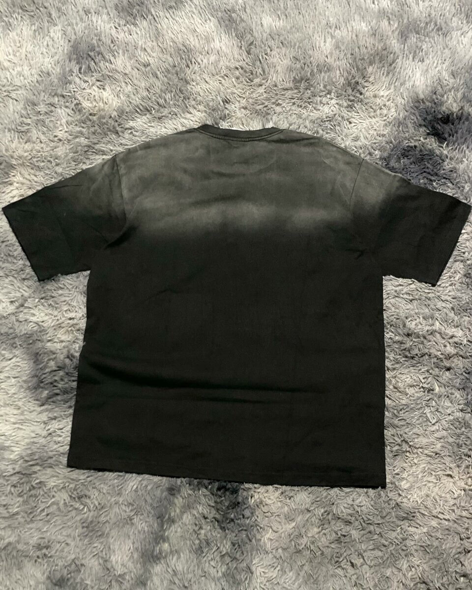 Acid washed heavy cotton tee