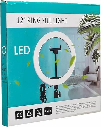 12" Ring Light & tripod stand