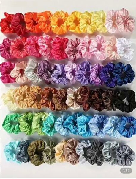 Lot de chouchous colorés