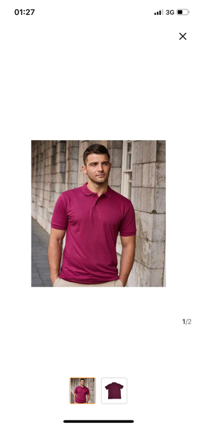 Polo Homme Rose Élégant