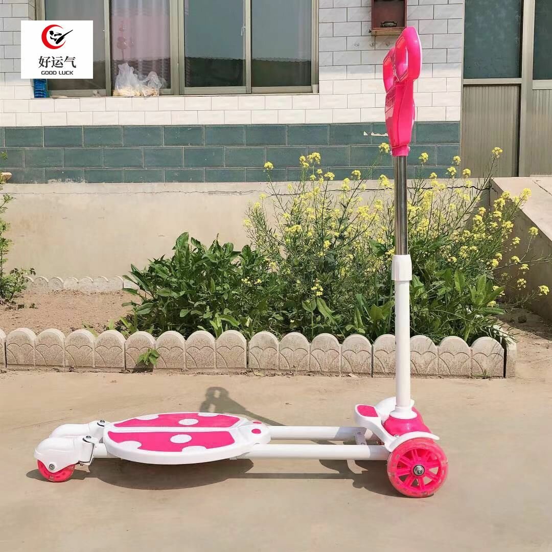 Trottinette Enfant Rose Pliante