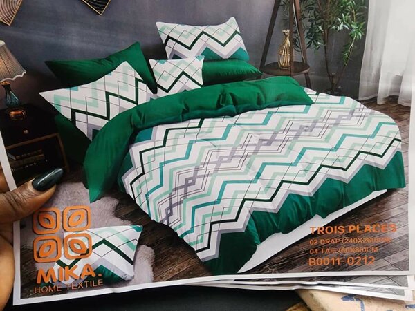 Parure de lit 6 pièces moderne