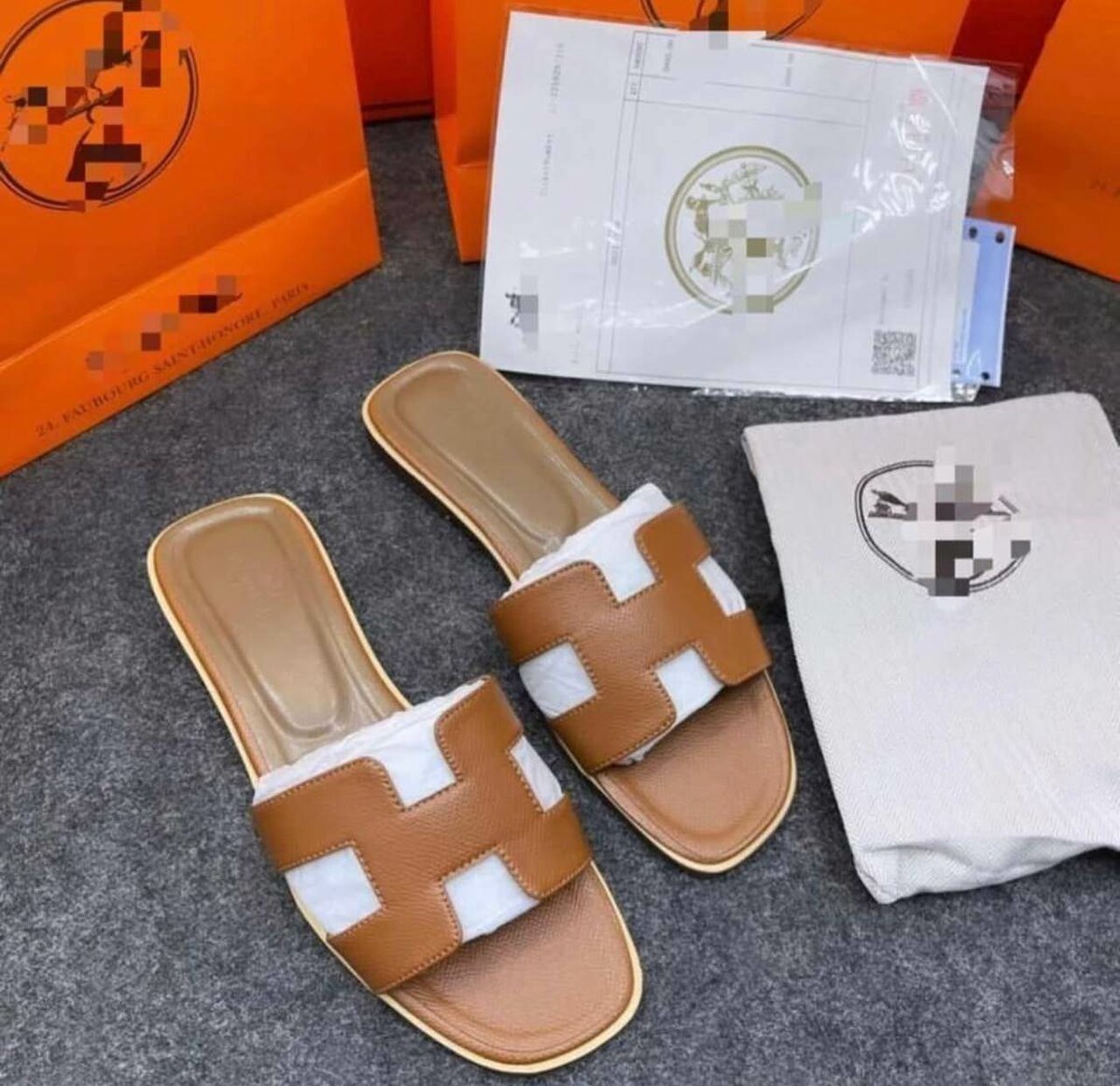 Original hermes slippers