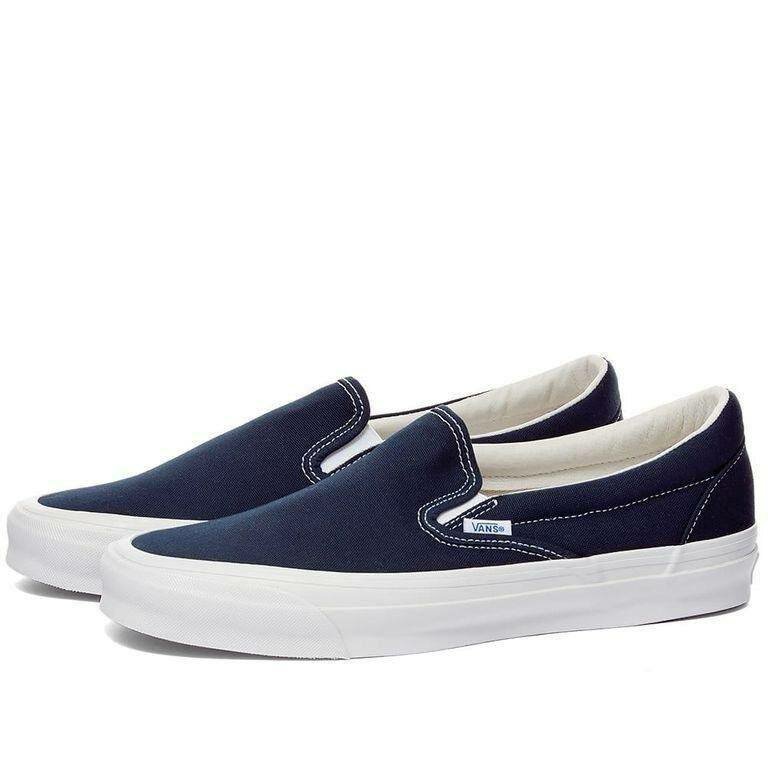 Slip-On Vans en toile bleue