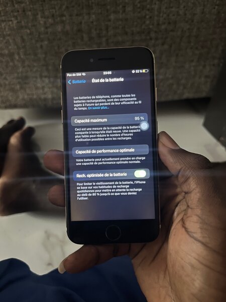 iPhone 7 propre chap chap