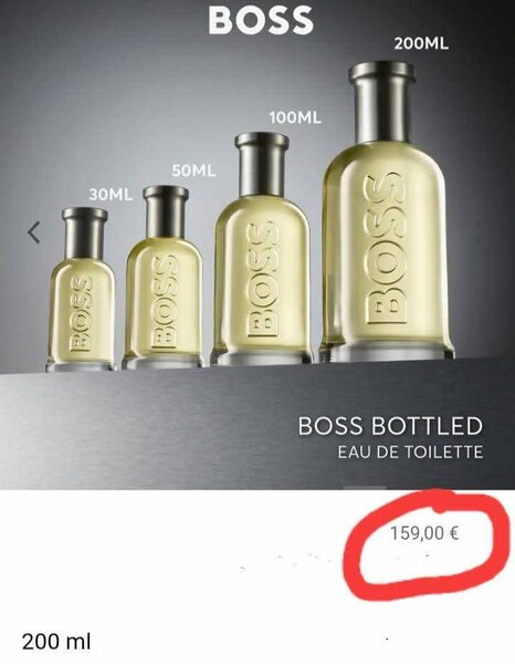 Hugo Boss BOSS Bottled 200ML