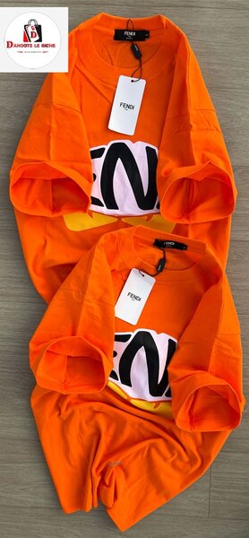 T-shirt Orange Unisexe