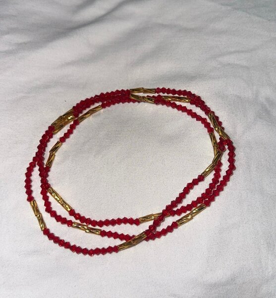 Baya élégant perles rouges