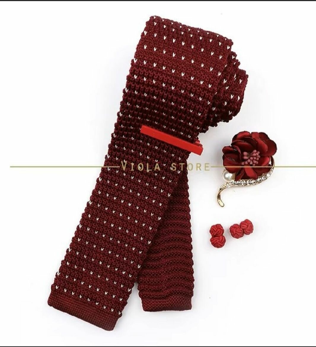 Cravate en tricot élégante