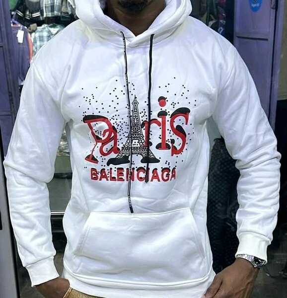 Sweat à Capuche Paris Balenciaga