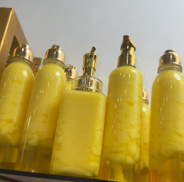 Lait de corps teint marron