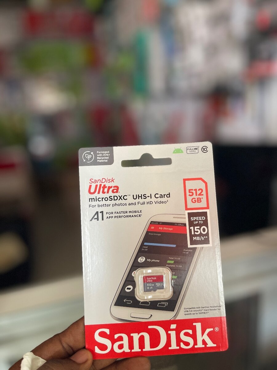 Original Sandisk 512 SD card