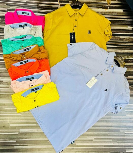 Lot de polos colorés pour hommes