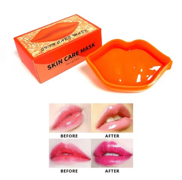 20 Pieces Orange Skin Care Lip Mask