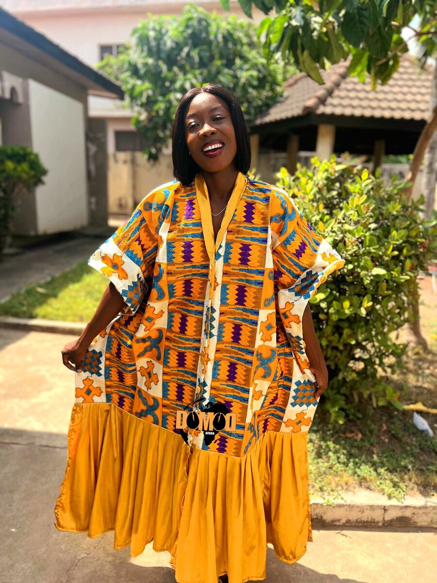 Kente + Silk bubu