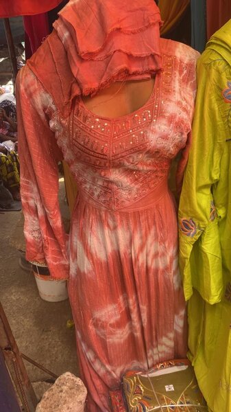 Robe Caftan Bohème Rouge